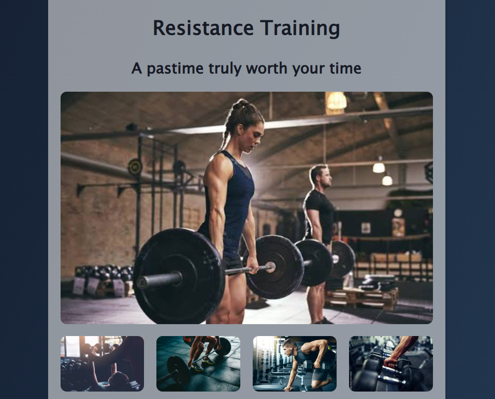 Fitness Project preview