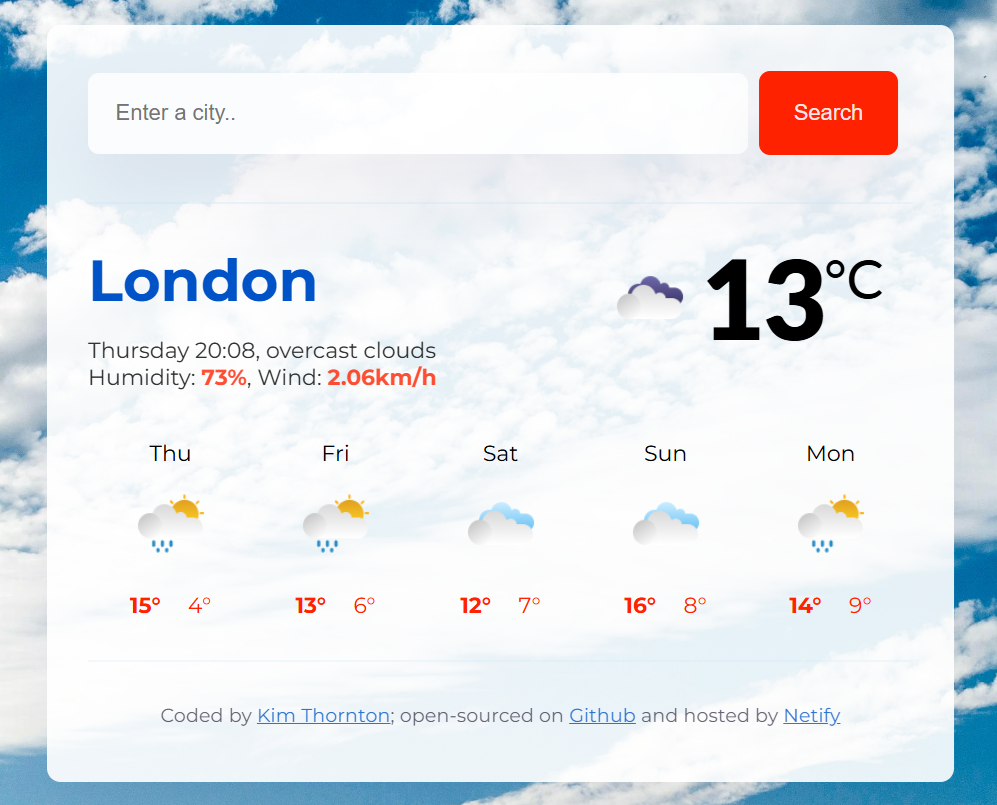 Weather Project Preview